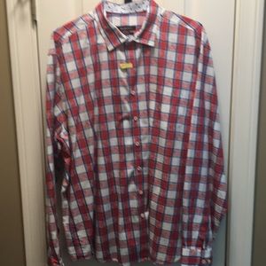 Bugatchi Mens Casual Dress Shirt